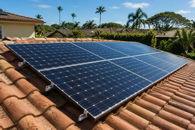 Installation de panneaux solaires à Moreilles